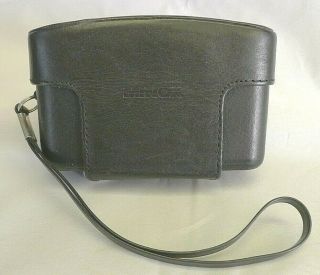 Minox 35 Series Film Camera 2 Part Ever - Ready Snap Black Leather Case Cc