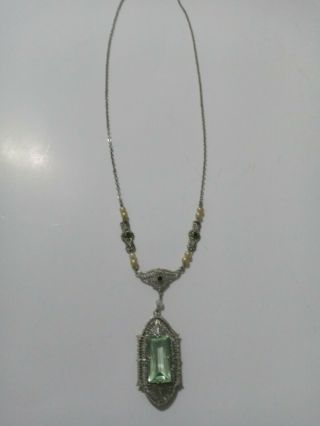Vintage 1920s Art Deco Necklace 16 