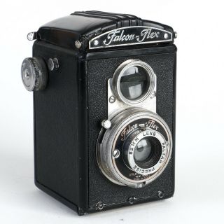 ^vintage Falcon Flex Tlr Medium Format Camera Art Deco