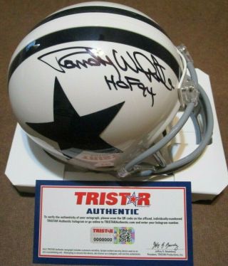 Randy White Hof 94 Dallas Cowboys Autographed Signed Mini - Helmet Tristar Cert
