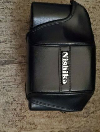Nishika N8000 35mm 3d Camera W/leather Case