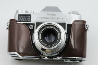 Kodak Retina Reflex S Slr Film Camera W/ Xenar F:2.  8/50mm