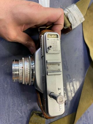 Vintage Voigtlander Vitessa T 35mm Rangefinder Camera Skopar 50mm w/ Org.  Case 2