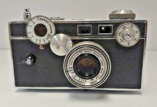 Argus C3 53mm Camera W F/ 3.  5 50 Mm Coated Cintar Lens W Case 1940 