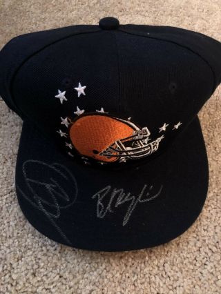 Odell Beckham Jr.  & Baker Mayfield Cleveland Browns Wr/qb Signed Hat
