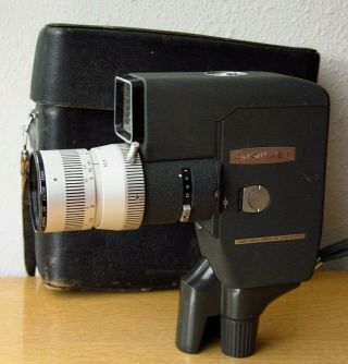 Canon Reflex Zoom 8 - 3 8mm Movie Camera W Case