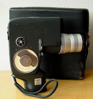 Canon Reflex Zoom 8 - 3 8mm Movie Camera w Case 2