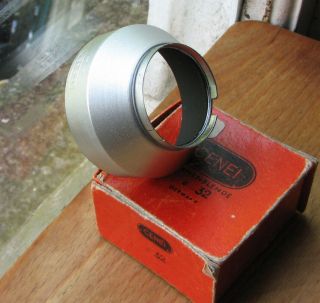 32mm Push Fit Cenei Lens Hood Slip On Shade & Box