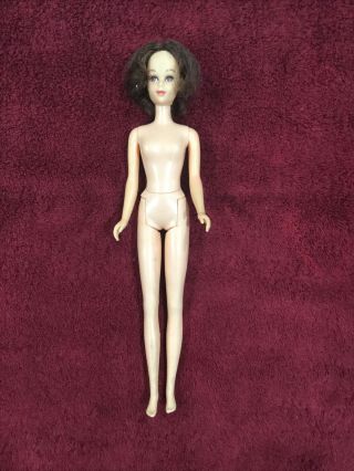 Vintage 1966 Francie Barbie Doll Brunette Mattel Stamped Made In Japan