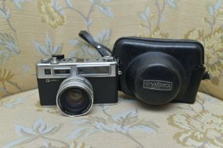 Yashica G Electro 35 Rangefinder Film Camera With Case 45mm F1.  7 Lens) 3m (