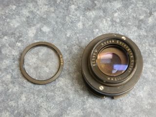 Vintage Kodak Enlarging Ektar Lens 113mm Ei599 With F/5.  6 Ring And, .  52d Filter