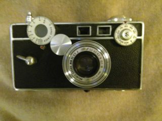 Vintage Argus Cintar 50mm Camera With Leather Case.  Very