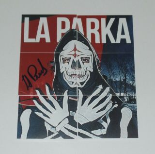 La Parka Signed 2016 Panini Lucha Libre Aaa 6 Sticker Set Card 7 8 9 10 11 12