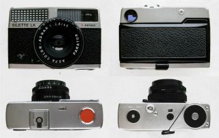 Vintage 35mm Camera Agfa Silette Lk Sensor W.  Color - Agnar 2.  8/45mm