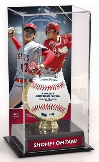Shohei Ohtani Los Angeles Angels Gold Glove Display Case With Image