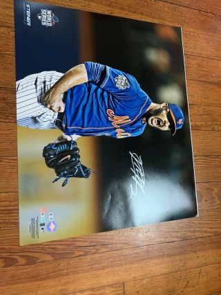 Matt Harvey Authentic Autographed Signed 20 X 24 Photo York Mets Mlb