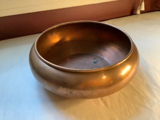 Vintage Revere Rome NY - Arts and Crafts Style - Copper (Bulb Forcing) Bowl - 1930’s 2