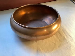 Vintage Revere Rome NY - Arts and Crafts Style - Copper (Bulb Forcing) Bowl - 1930’s 3