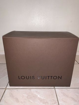 Vintage Louis Vuitton Box Brown (only The Box)