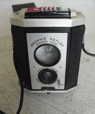 Vintage Kodak Brownie Reflex Synchro Model Camera Look
