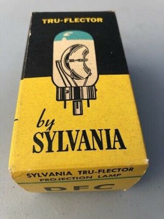 Vintage Sylvania Tru - Flector Dfc Projection Lamp 150w