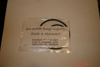 8mm B&h,  Bell & Howell 363 Projector Belts,  2 Belt Set