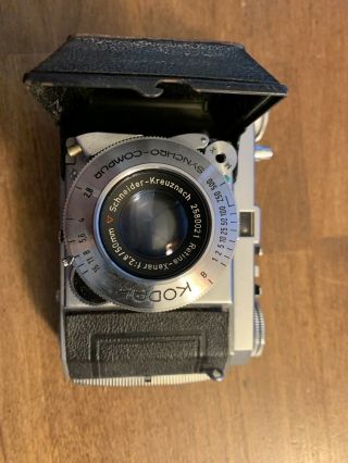Kodak Retina Ia Rangefinder Folding Camera F/3.  5 50mm Lens & Leather Case
