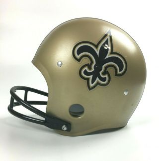 Vintage Orleans Saints Custom Rawlings Hnfl Large Youth Helmet