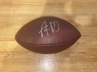 Autographed Aaron Rodgers Wilson Full Size The Duke Football Green Bay Packers