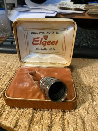 Elgeet 1 1/2 Inch F:3.  5 Cine - Tel Telephoto Lens 38mm,  6mm