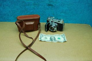 Vintage Kodak Retina 2a Camera Xenon F:2/50mm W/ Leather Field Case