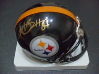 Antonio Brown Autograph Signed Pittsburgh Steelers Mini Helmet