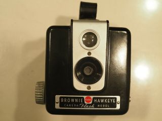 Antique Vintage Kodak Brownie Hawkeye Flash Model Box Camera - And