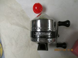 Vintage Zebco One Spincast Fishing Reel Hi - Speed Ball Bearing Made In The Usa