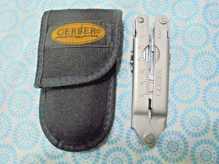Vintage Gerber Usa 600 Multi - Tool Pliers - With Sheath