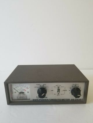 Vintage Lafayette Cb Radio Swr Power Mod Fs Meter 99 - 26387