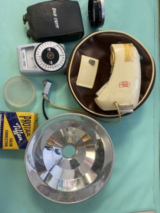 Miscellaneous Vintage Camera Parts And Lenses Tiffen Zeiss