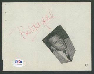 Bob Waterfield Signed Album Page (rams - Autograph) Psa/dna Certified Hof