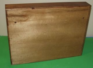 vintage NAPA VALLEY WOODEN CASSETTE RACK holder HOLDS 80 TAPES wood EXC 3