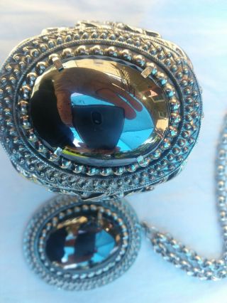 Vintage Whiting & Davis /hinged Bracelet And Necklace.