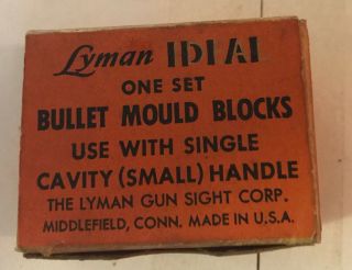 Vintage Lyman / Ideal - Single Cavity Bullet Mold Block - Mould