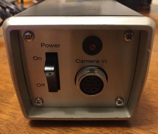 Vintage Rca Cc001 Color Video Camera Power Pack Only Turns On Japan 1978