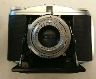 Agfa Isolette Ii Pronto Shutter Model With Leather Case
