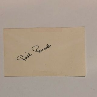 Bill Parcells Hand Signed Index Card 3x5 Autographed Ny Giants