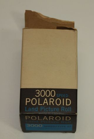 Vintage Polaroid 3000 Speed Land Picture Roll Black & White Expired Film Type 47
