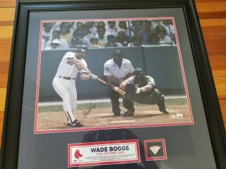 Wade Boggs 16x20 Framed Autograph Photo And Game Ball W/coa