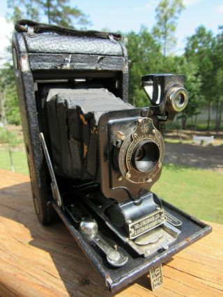 Old 1916 No.  1 Kodak Jr.  Folding Autographic Camera - Parts