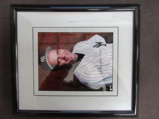 Joe Torre Signed Autograph Framed 8x10 Photo Yankees Jsa Jsa Ph1055