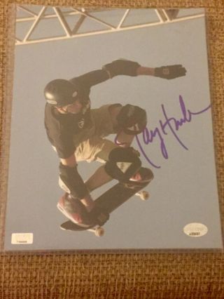Tony Hawk Signed Autographed 8x10 Photo Pro Skater Skateboarder Psa/dna