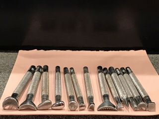 Vintage Craftool Leather Stamping Tools Assortment Of 13